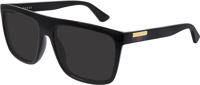 Gafas de sol Gucci GG 0748 S- 001 Negro/Gris, Hombre, Negro/Oro