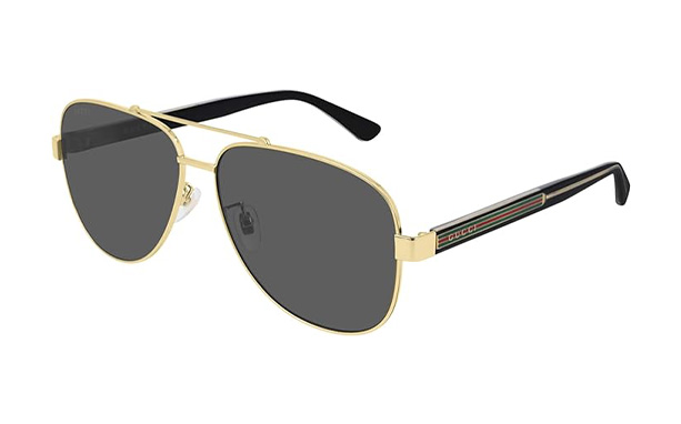 Gucci Gafas de sol GG 0528 S- 006 Oro/Gris Cristal, Oro