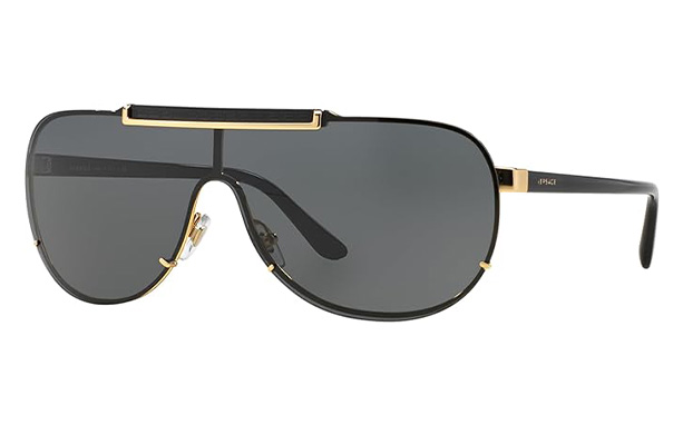 Versace Man Sunglasses Gold Frame